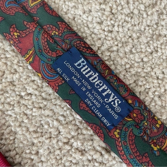 Burberry | Bundle of Men's Three Ties Patterned 100% Silk - Picture 11 of 16